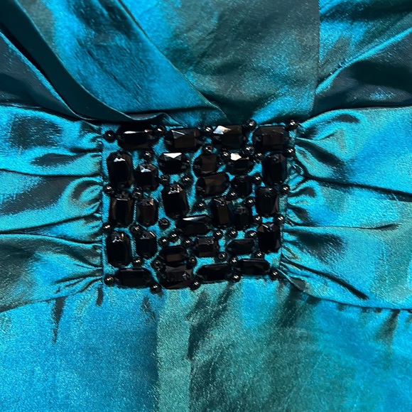 signature by Larry Levine formal turquoise blue - Picture 6 of 10